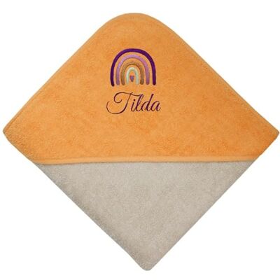 Wolimbo Kapuzenhandtuch personalisiert mit Namen und Motiv Greige Camel 100x100cm für Baby und Kinder Babyhandtuch/Kinderhandtuch/Badetuch Wolimbo Kapuzenhandtuch personalisiert mit Namen und Motiv Greige Camel 100x100cm für Baby und Kinder Babyhandtuch/Kinderhandtuch/Badetuch