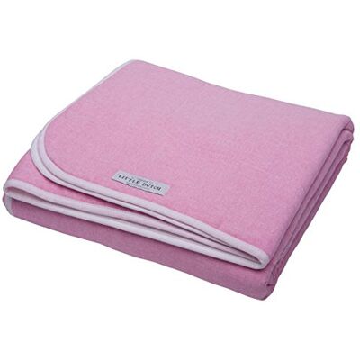 Little Dutch Decke Babydecke Sommerdecke Sommer Baby (70x100 cm) rosa Pure & Soft Little Dutch Decke Babydecke Sommerdecke Sommer Baby (70x100 cm) rosa Pure & Soft