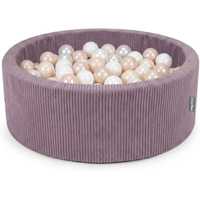 KiddyMoon Bällebad Für Kinder Aus Schaumstoff, 90 X 30 cm, Weicher Rippbezug, Abnehmbarer Bezug, Weiches Und Sicheres Spielzeug, Waschbar KiddyMoon Bällebad Für Kinder Aus Schaumstoff, 90 X 30 cm, Weicher Rippbezug, Abnehmbarer Bezug, Weiches Und Sicheres Spielzeug, Waschbar