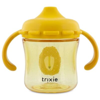 Trixie Trinklernbecher ab 4 Monate, Auslaufsicher Becher aus Tritan™ 360 Grad Becher und Kleinkind Trinkbecher mit Griffen, offener Becher zum Schulanfang ab 6 Monate, Dino Motiv Trixie Trinklernbecher ab 4 Monate, Auslaufsicher Becher aus Tritan™ 360 Grad Becher und Kleinkind Trinkbecher mit Griffen, offener Becher zum Schulanfang ab 6 Monate, Dino Motiv