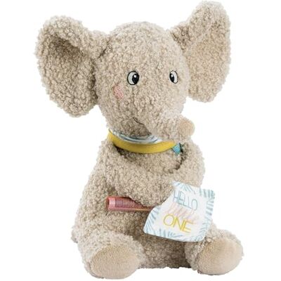 Fehn Kuscheltier Elefant "Hello little One" – Spielkamerad, Beschützer und Stofftier – Plüschtier als Baby Einschlafhilfe – Kuscheltier als Geschenk für Babys – schönes Extra zur Geburt oder Taufe Fehn Kuscheltier Elefant "Hello little One" – Spielkamerad, Beschützer und Stofftier – Plüschtier als Baby Einschlafhilfe – Kuscheltier als Geschenk für Babys – schönes Extra zur Geburt oder Taufe