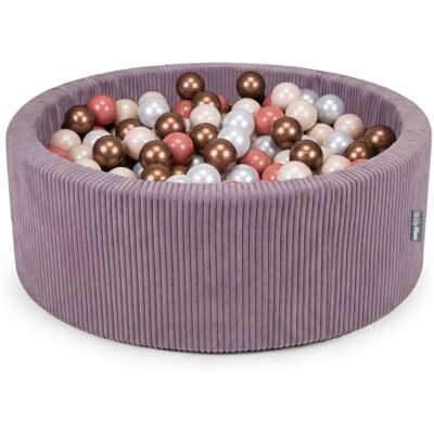 KiddyMoon Bällebad Für Kinder Aus Schaumstoff, 90 X 30 cm, Weicher Rippbezug, Abnehmbarer Bezug, Weiches Und Sicheres Spielzeug, Waschbar KiddyMoon Bällebad Für Kinder Aus Schaumstoff, 90 X 30 cm, Weicher Rippbezug, Abnehmbarer Bezug, Weiches Und Sicheres Spielzeug, Waschbar