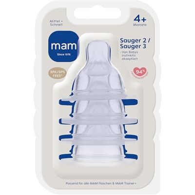 MAM Babyartikel 99964023 - Schnullerpackung - 4 Sauger für 4 und 6 Monate MAM Babyartikel 99964023 - Schnullerpackung - 4 Sauger für 4 und 6 Monate