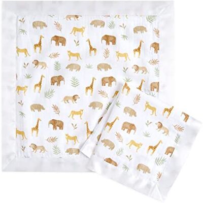 aden + anais ™ Essentials Baumwoll-Musselin-Schmusetücher Tanzania in 2er-Packung aden + anais ™ Essentials Baumwoll-Musselin-Schmusetücher Tanzania in 2er-Packung