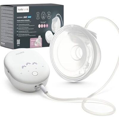 Nuvita Materno Smart Wear 1287W Freihändig tragbare elektrische Milchpumpe 3-Phasen-Technologie, individuell anpassbar, tragbar, Umbausatz für Doppelmilchpumpe erhältlich Nuvita Materno Smart Wear 1287W Freihändig tragbare elektrische Milchpumpe 3-Phasen-Technologie, individuell anpassbar, tragbar, Umbausatz für Doppelmilchpumpe erhältlich