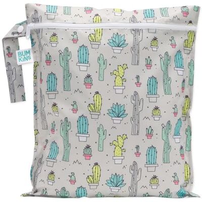 Bumkins wasserdichte Wetbag, Wiederverwendbare Nasstasche Cacti (Kakteen) Bumkins wasserdichte Wetbag, Wiederverwendbare Nasstasche Cacti (Kakteen)