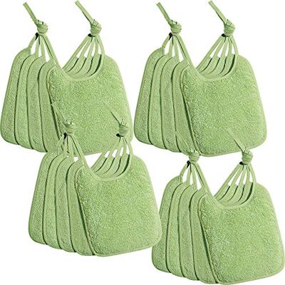 Erwin Müller - Frottier-Lätzchen 20er-Pack - Grün - Bibs Erwin Müller - Frottier-Lätzchen 20er-Pack - Grün - Bibs