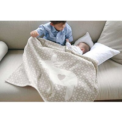 David Fussenegger Baby- und Kinderdecke Lena Esel Natur 100x150cm 100% GOTS zertifizierte KBA Baumwolle 6556/80 Personalisiert mit Namen/Personalisiert David Fussenegger Baby- und Kinderdecke Lena Esel Natur 100x150cm 100% GOTS zertifizierte KBA Baumwolle 6556/80 Personalisiert mit Namen/Personalisiert