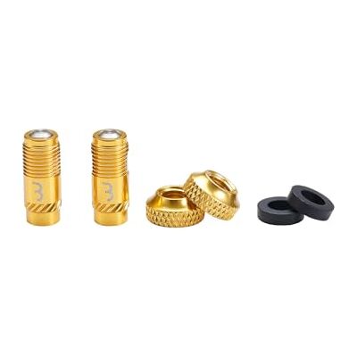 BBB Cycling CoreCap Ventilkappen-Set (2 Stück) – Innovativer Ersatz für Presta-Ventileinsätze, bis zu 300% mehr Luftstrom, Ideal für Tubeless, MTB, Rennrad & E-Bike BTI-165 Gold BBB Cycling CoreCap Ventilkappen-Set (2 Stück) – Innovativer Ersatz für Presta-Ventileinsätze, bis zu 300% mehr Luftstrom, Ideal für Tubeless, MTB, Rennrad & E-Bike BTI-165 Gold