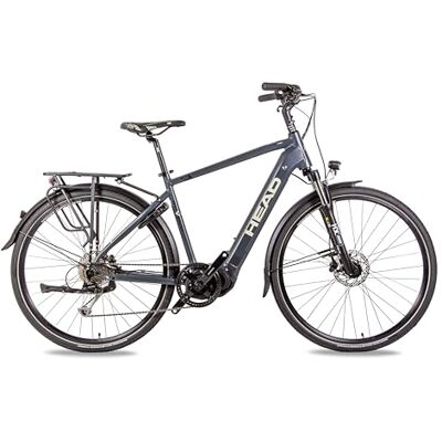 HEAD Unisex Adult E Revelo 2.0 E-Trekking Bike, Matt Grey, 50 HEAD Unisex Adult E Revelo 2.0 E-Trekking Bike, Matt Grey, 50