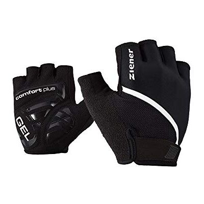 Ziener Herren Celal Fahrrad-/Mountainbike-/Radsport-Handschuhe Kurzfinger atmungsaktiv/dämpfend, Black, 8,5 Ziener Herren Celal Fahrrad-/Mountainbike-/Radsport-Handschuhe Kurzfinger atmungsaktiv/dämpfend, Black, 8,5