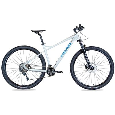 HEAD MTB Fully Mountainbike, 29", Fahrrad, Aluminiumrahmen, Enduro 2x10, Suntour & Deore, Weiß/Blau, X-Rubi 2.5 HEAD MTB Fully Mountainbike, 29", Fahrrad, Aluminiumrahmen, Enduro 2x10, Suntour & Deore, Weiß/Blau, X-Rubi 2.5