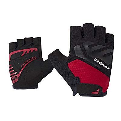 Ziener Herren CAECILIUS Fahrrad-, Mountainbike-, Radsport-Handschuhe Kurzfinger atmungsaktiv/dämpfend/rutschfest, red pop, 6,5 Ziener Herren CAECILIUS Fahrrad-, Mountainbike-, Radsport-Handschuhe Kurzfinger atmungsaktiv/dämpfend/rutschfest, red pop, 6,5