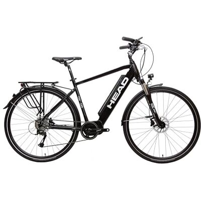 HEAD Unisex Adult Trivor E-Trekking Bike, Black/Grey, 59 HEAD Unisex Adult Trivor E-Trekking Bike, Black/Grey, 59