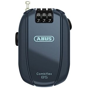 Abus Kabelschloss Combiflex – Schloss zur Sicherung von Skiern, Helm, Kinderwagen und Gepäck – Break 85 – 85 cm lang – 1,5 mm stark – mit Zahlencode – Blau Abus Kabelschloss Combiflex – Schloss zur Sicherung von Skiern, Helm, Kinderwagen und Gepäck – Break 85 – 85 cm lang – 1,5 mm stark – mit Zahlencode – Blau