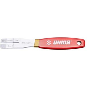 Unior Radsport 2 für 1 Scheibenbremswerkzeug Brems-Werkzeug, rot, Einheitsgröße Unior Radsport 2 für 1 Scheibenbremswerkzeug Brems-Werkzeug, rot, Einheitsgröße