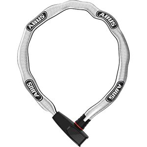 Abus Kettenschloss Catena 6806K – Leichtes Fahrradschloss aus gehärtetem Stahl mit modischem Textilschlauch – Vierkantkette mit -Sicherheitslevel 6 – 110 cm – reflektierendes Grau Abus Kettenschloss Catena 6806K – Leichtes Fahrradschloss aus gehärtetem Stahl mit modischem Textilschlauch – Vierkantkette mit -Sicherheitslevel 6 – 110 cm – reflektierendes Grau