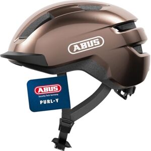 Abus Fahrradhelm PURL-Y – geeignet für E-Bike und S-Pedelec – stylisher NTA-Schutzhelm für Erwachsene und Jugendliche – Braun, Größe S Abus Fahrradhelm PURL-Y – geeignet für E-Bike und S-Pedelec – stylisher NTA-Schutzhelm für Erwachsene und Jugendliche – Braun, Größe S