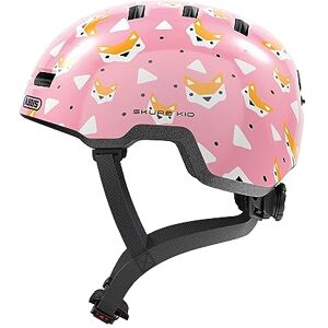 Abus Kinderhelm Skurb Kid robuster Fahrradhelm im Skater-Look mit Platz für einen Zopf und vielfältigen Designs für Mädchen und Jungen Rosa mit Füchsen, Größe M Abus Kinderhelm Skurb Kid robuster Fahrradhelm im Skater-Look mit Platz für einen Zopf und vielfältigen Designs für Mädchen und Jungen Rosa mit Füchsen, Größe M