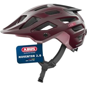 Abus MTB-Helm Moventor 2.0 komfortabler Fahrradhelm fürs Gelände All-Mountain-Helm für Damen und Herren Dunkelrot, Größe L Abus MTB-Helm Moventor 2.0 komfortabler Fahrradhelm fürs Gelände All-Mountain-Helm für Damen und Herren Dunkelrot, Größe L
