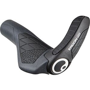 Ergon GS3 omic Lock-on Bicycle Handlebar Grips für MTN Bikes Small Schwarz/Grau Ergon GS3 omic Lock-on Bicycle Handlebar Grips für MTN Bikes Small Schwarz/Grau