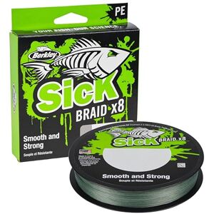 Berkley Sick Braid – 8-fach geflochtene Angelschnur, super glattes 8-fach Multifaden PE Raubfischgeflecht, Angelschnüre 150-300 m zum Süßwasser- oder Salzwasser-Meeresangeln Berkley Sick Braid – 8-fach geflochtene Angelschnur, super glattes 8-fach Multifaden PE Raubfischgeflecht, Angelschnüre 150-300 m zum Süßwasser- oder Salzwasser-Meeresangeln
