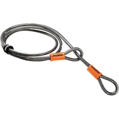 Kryptonite Schlaufenkabel Krypto Flex 213 cm, ⌀10 mm, grau Schlaufen Kryptonite Schlaufenkabel Krypto Flex 213 cm, ⌀10 mm, grau Schlaufen