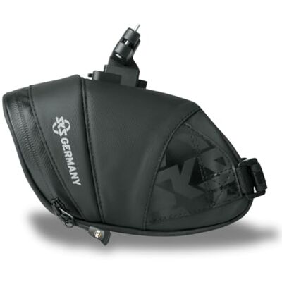 SKS GERMANY Explorer Click 800 Fahrradtasche, Fahrradzubehör (Satteltasche aus gummiertem, wasserabweisendem Gewebe, laminierte Reißverschlüsse mit ergonomischem Easy-Zip, Volumen: 0,8 l), schwarz SKS GERMANY Explorer Click 800 Fahrradtasche, Fahrradzubehör (Satteltasche aus gummiertem, wasserabweisendem Gewebe, laminierte Reißverschlüsse mit ergonomischem Easy-Zip, Volumen: 0,8 l), schwarz