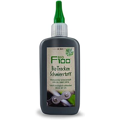 Dr. Wack F100 Bio Trocken Schmierstoff für Fahrrad 100 ml Kettenschmiermittel schmutz- & wasserabweisend Schutz vor Verschleiß Bio Schmiermittel für alle Fahrräder Hochwertige Fahrradpflege Dr. Wack F100 Bio Trocken Schmierstoff für Fahrrad 100 ml Kettenschmiermittel schmutz- & wasserabweisend Schutz vor Verschleiß Bio Schmiermittel für alle Fahrräder Hochwertige Fahrradpflege