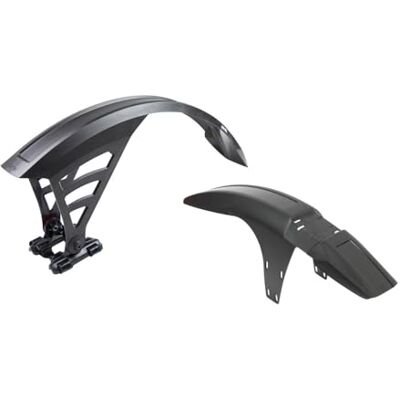 ZEFAL Set FM30/RS75 mit Zwei Schutzblechen für MTB, 29 Zoll und 27,5 Zoll – Schutzblech vorne und hinten Deflector FM30 und RS75, Schwarz ZEFAL Set FM30/RS75 mit Zwei Schutzblechen für MTB, 29 Zoll und 27,5 Zoll – Schutzblech vorne und hinten Deflector FM30 und RS75, Schwarz