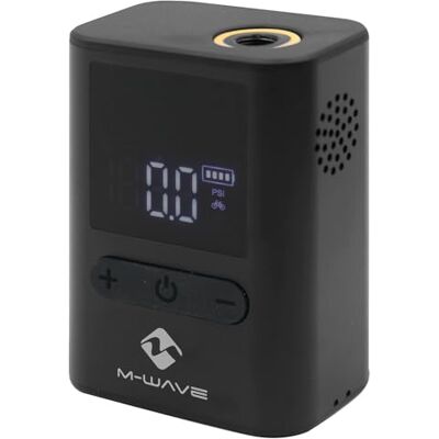 M-Wave Elektrische Minipumpe, 8,27 bar, USB-C, Display, ELUMATIK Pocket von M-Wave Elektrische Minipumpe, 8,27 bar, USB-C, Display, ELUMATIK Pocket von