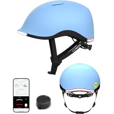 Lumos Nyxel Smart-Fahrradhelm, anpassbare LED-Leuchten vorne und hinten, mit Blinkern, 360° Sichtbarkeit, App-gesteuert, bequemer & Leichter Skateboard-Helm für Erwachsene, Männer und Frauen Gr. L Lumos Nyxel Smart-Fahrradhelm, anpassbare LED-Leuchten vorne und hinten, mit Blinkern, 360° Sichtbarkeit, App-gesteuert, bequemer & Leichter Skateboard-Helm für Erwachsene, Männer und Frauen Gr. L