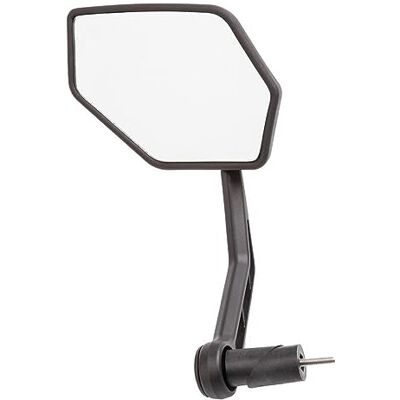 M-Wave Spy Space 45 Rückspiegel, verstellbare Fahrradspiegel, Rückspiegel Set für Trekking, Citybike, Fahrrad, E-Bike, blendfreies Glas, für 14,5-19,5mm Lenker, schwarz M-Wave Spy Space 45 Rückspiegel, verstellbare Fahrradspiegel, Rückspiegel Set für Trekking, Citybike, Fahrrad, E-Bike, blendfreies Glas, für 14,5-19,5mm Lenker, schwarz