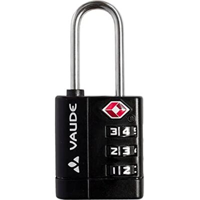 VAUDE Zahlen Vorhängeschloss Tsa Combination Lock II, passend für Reisverschlüsse, silver/black, Einheitsgröße VAUDE Zahlen Vorhängeschloss Tsa Combination Lock II, passend für Reisverschlüsse, silver/black, Einheitsgröße
