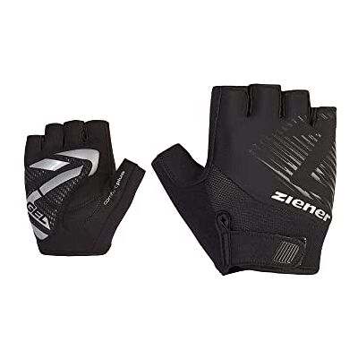Ziener Herren CURDT Fahrrad-/Mountainbike-/Radsport-Handschuhe Kurzfinger atmungsaktiv/dämpfend, Black, 10 Ziener Herren CURDT Fahrrad-/Mountainbike-/Radsport-Handschuhe Kurzfinger atmungsaktiv/dämpfend, Black, 10
