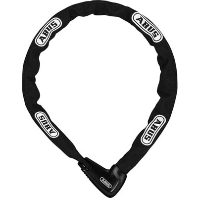 Abus Kettenschloss Steel-O-Chain 9808K – Fahrradschloss mit XPlus Zylinder zum Schutz vor Manipulation – -Sicherheitslevel 11 – 8 mm stark – 140 cm lang – Schwarz Abus Kettenschloss Steel-O-Chain 9808K – Fahrradschloss mit XPlus Zylinder zum Schutz vor Manipulation – -Sicherheitslevel 11 – 8 mm stark – 140 cm lang – Schwarz