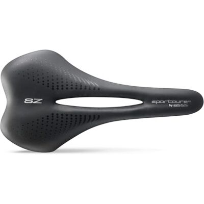 Selle Italia Sportourer by – Fahrradsattel, wasserabweisend, ergonomisch, für alle Fahrradtypen Selle Italia Sportourer by – Fahrradsattel, wasserabweisend, ergonomisch, für alle Fahrradtypen