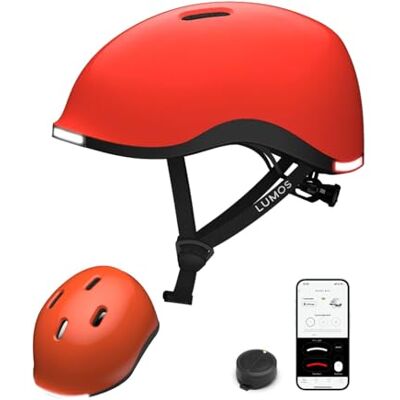 Lumos Nyxel Smart-Fahrradhelm, anpassbare LED-Leuchten vorne und hinten, mit Blinkern, 360° Sichtbarkeit, App-gesteuert, bequemer und Leichter Skateboard-Helm für Erwachsene, Herren und Damen Gr. S Lumos Nyxel Smart-Fahrradhelm, anpassbare LED-Leuchten vorne und hinten, mit Blinkern, 360° Sichtbarkeit, App-gesteuert, bequemer und Leichter Skateboard-Helm für Erwachsene, Herren und Damen Gr. S