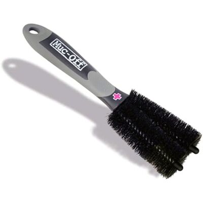 Muc-Off Zweizackige Fahrrad Bürste – Fahrrad Reinigungsbürste mit Gummi-Griff und Strapazierfähigen Nylonborsten Perfekt zur Fahrrad Reinigung für Speichen, Scheiben und Pedalen Muc-Off Zweizackige Fahrrad Bürste – Fahrrad Reinigungsbürste mit Gummi-Griff und Strapazierfähigen Nylonborsten Perfekt zur Fahrrad Reinigung für Speichen, Scheiben und Pedalen