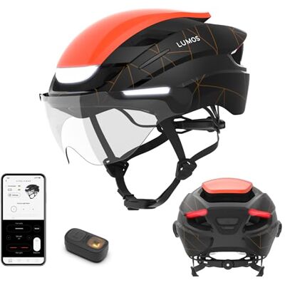 Lumos Ultra E-Bike Smart Helm NTA 8667 Zertifiziert LED-Leuchten vorne & hinten einziehbarer Gesichtsschutz App-gesteuert E-Bike, Roller, Radfahren, Fahrrad Erwachsene, Herren und Damen Lumos Ultra E-Bike Smart Helm NTA 8667 Zertifiziert LED-Leuchten vorne & hinten einziehbarer Gesichtsschutz App-gesteuert E-Bike, Roller, Radfahren, Fahrrad Erwachsene, Herren und Damen