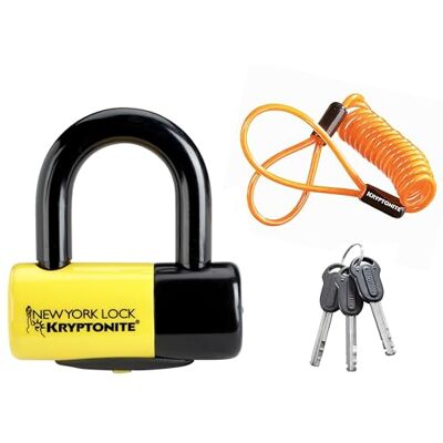 Kryptonite 3500317 Motorradschloss, Yellow, Einheitsgröße 998457 Kryptonite 3500317 Motorradschloss, Yellow, Einheitsgröße 998457