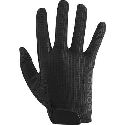 Gonso Unisex Fahrradhandschuhe Kurzfinger, Gepolsterte Radhandschuhe Atmungsaktiv, Rutschfest, Mit Klettverschluss für MTB (Mountainbike) & Rennrad, Perfekt für den Sommer Gonso Unisex Fahrradhandschuhe Kurzfinger, Gepolsterte Radhandschuhe Atmungsaktiv, Rutschfest, Mit Klettverschluss für MTB (Mountainbike) & Rennrad, Perfekt für den Sommer