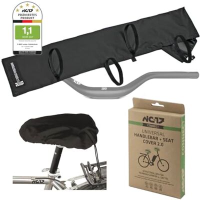 NC-17 Universal Lenkerschutz Ebike mit Sattelschutz │E Bike Fahrrad Lenkerschutzhülle│Transportschutz für Heckträger│Fahrradträger│Schutzhülle E-Bike│Regenschutz und robust NC-17 Universal Lenkerschutz Ebike mit Sattelschutz │E Bike Fahrrad Lenkerschutzhülle│Transportschutz für Heckträger│Fahrradträger│Schutzhülle E-Bike│Regenschutz und robust