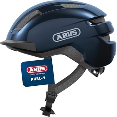 Abus Fahrradhelm PURL-Y – geeignet für E-Bike und S-Pedelec – stylisher NTA-Schutzhelm für Erwachsene und Jugendliche – Blau, Größe L Abus Fahrradhelm PURL-Y – geeignet für E-Bike und S-Pedelec – stylisher NTA-Schutzhelm für Erwachsene und Jugendliche – Blau, Größe L