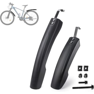 OPBVXQ Fahrrad Schutzblech Set Vorne Hinten für Cube Nuroad Pro, Schutzbleche Fahrrad Universal für MTB Rennrad, Spritzschutz Zubehör, Kompatibel 24-29 Zoll,A OPBVXQ Fahrrad Schutzblech Set Vorne Hinten für Cube Nuroad Pro, Schutzbleche Fahrrad Universal für MTB Rennrad, Spritzschutz Zubehör, Kompatibel 24-29 Zoll,A