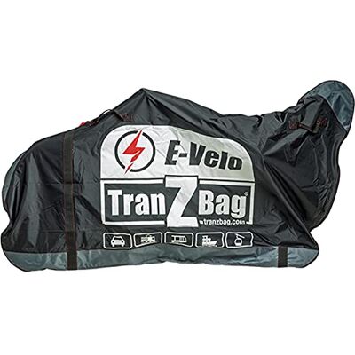 EVOC TranZbag E-Velo Fahrrad Transporttasche, E-Bike Transportschutz für 26" bis 29+" Laufräder (faltbar, minimales Packmaß, Schultertragegurt, universell einsetzbar, Doppel-Reißverschluss), Schwarz EVOC TranZbag E-Velo Fahrrad Transporttasche, E-Bike Transportschutz für 26" bis 29+" Laufräder (faltbar, minimales Packmaß, Schultertragegurt, universell einsetzbar, Doppel-Reißverschluss), Schwarz