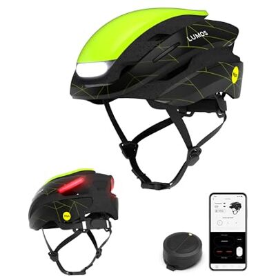Lumos Ultra MIPS Fahrradhelm LED-Lichter vorne & hinten, 360° Sichtbarkeit mit Blinker Unisex Erwachsene Helm mit Licht Fahrrad Rennrad Limeflux Gr. M/L Lumos Ultra MIPS Fahrradhelm LED-Lichter vorne & hinten, 360° Sichtbarkeit mit Blinker Unisex Erwachsene Helm mit Licht Fahrrad Rennrad Limeflux Gr. M/L