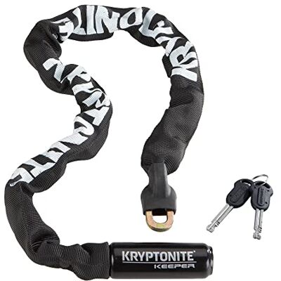 Kryptonite Keeper 785, Kettenschloss mit integriertem Schlosskopf, 7 mm gehärteter Manganstahl, Sicherheitslevel 5/10, für Fahrräder und Scooter; Gewicht 1,59 kg, Länge 85 cm Kryptonite Keeper 785, Kettenschloss mit integriertem Schlosskopf, 7 mm gehärteter Manganstahl, Sicherheitslevel 5/10, für Fahrräder und Scooter; Gewicht 1,59 kg, Länge 85 cm