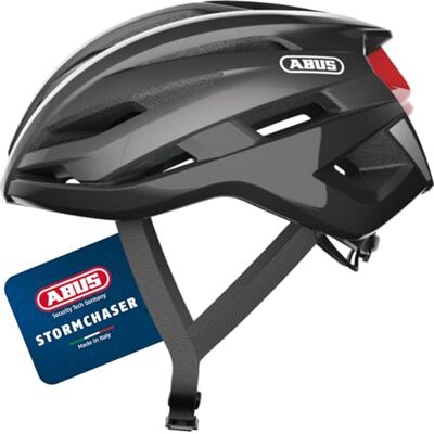 Abus Rennradhelm StormChaser Leichter und komfortabler Fahrradhelm für professionellen Radsport für Damen und Herren Titan (gräulich), Größe S Abus Rennradhelm StormChaser Leichter und komfortabler Fahrradhelm für professionellen Radsport für Damen und Herren Titan (gräulich), Größe S