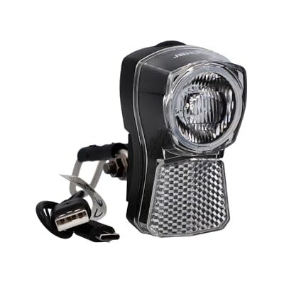 Fischer Fahrrad LED-Frontlicht 100 Lux Fernlicht Fischer Fahrrad LED-Frontlicht 100 Lux Fernlicht